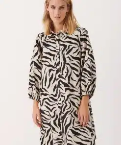 Part Two Eleina Dress Zebra Print
