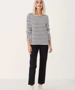 Part Two Vinka T-shirt Dark Navy Stripe