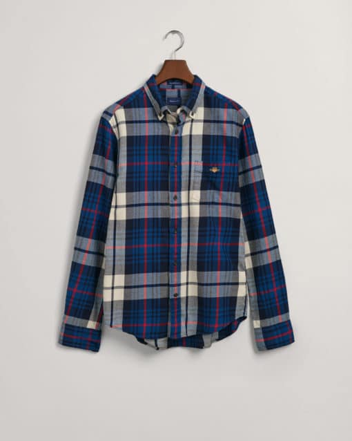 Gant Plaid Flannel Shirt Cream