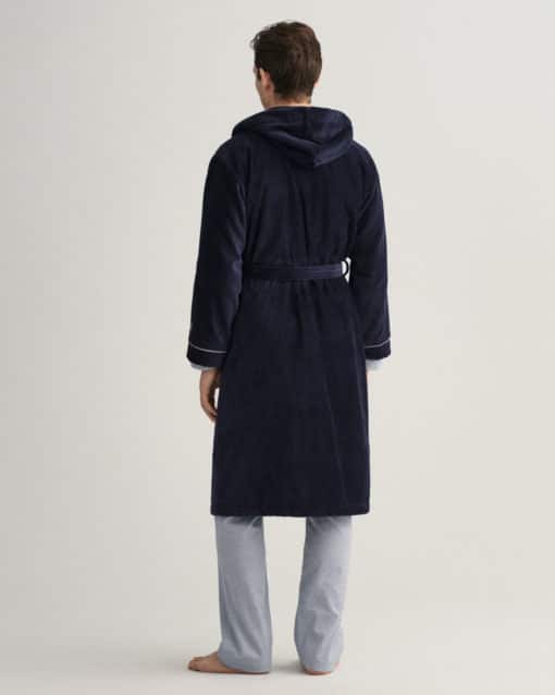 Gant Archive Shield Robe Evening Blue
