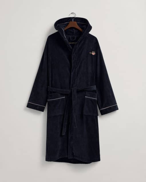 Gant Archive Shield Robe Evening Blue