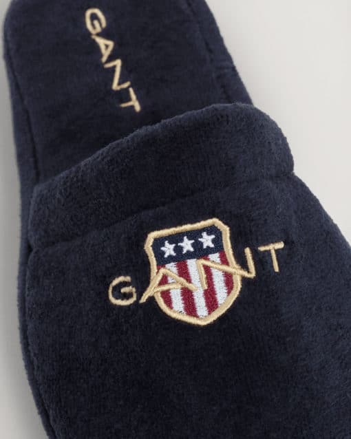 Gant Archive Shield Slippers Evening Blue