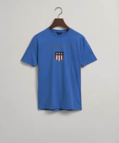 Gant Teens Archive Shield T-Shirt Palace Blue