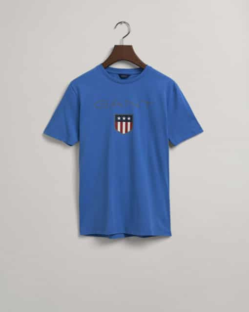 Gant Teens Archive Shield T-Shirt Palace Blue