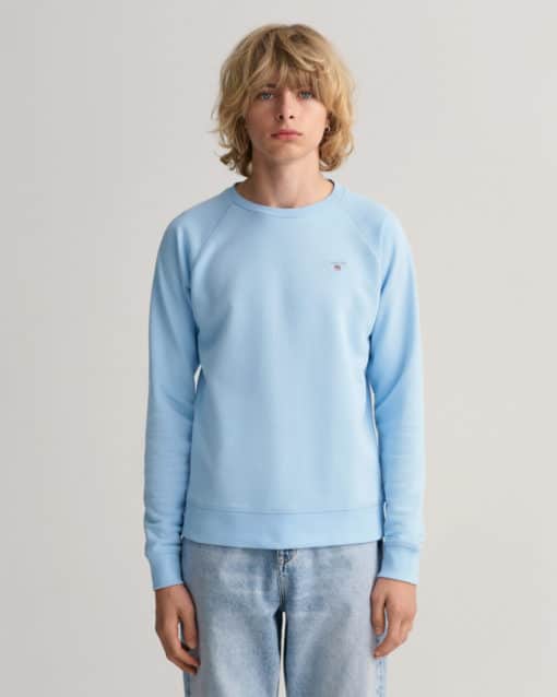 Gant Teen Boys Original C-Neck Clear Sky