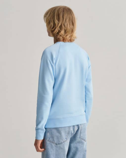 Gant Teen Boys Original C-Neck Clear Sky
