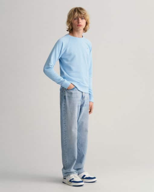 Gant Teen Boys Original C-Neck Clear Sky
