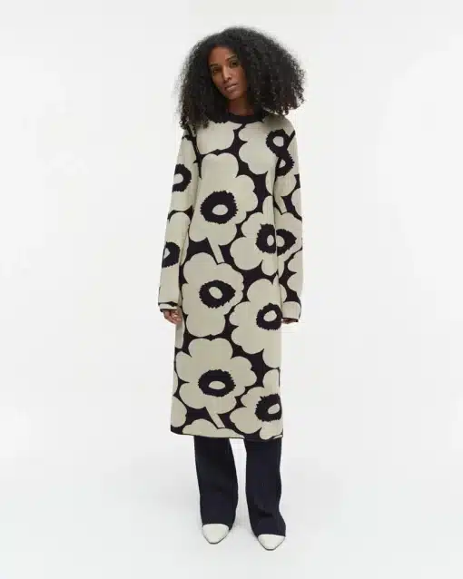 Marimekko Ennallaan Unikko Knit Dress
