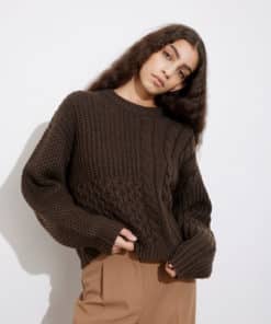 Envii Enblanca T-Neck Knit Slate Black