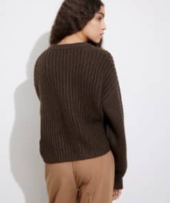 Envii Enblanca T-Neck Knit Slate Black