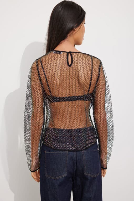 Envii Enneptune Ls tee Sequins On Black