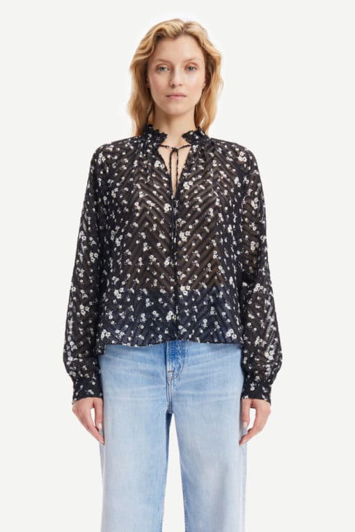 Samsoe & Samsoe Karookhi Blouse Dark Meadow