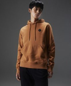 J.Lindeberg Throw Patch Hoodie Chipmunk