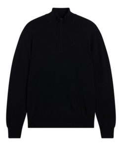 J.Lindeberg Kiyan Quarter Zip Sweater Black