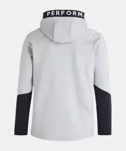 Peak Performance Rider Zip Hood Men Med Grey Melange