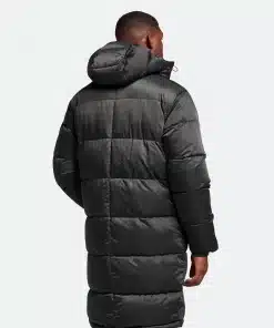 Lyle & Scott long Line wadded Coat Gunmetal