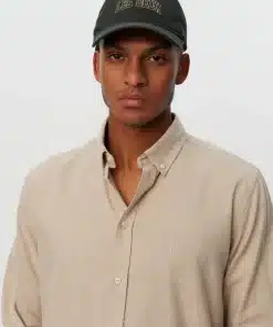 Les Deux Desert Reg Shirt Dark Sand Melange