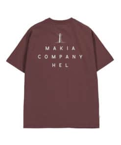 Makia Valo T-shirt Red Mahogany