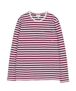 Makia Verkstad Longsleeve Men Boysenberry/White