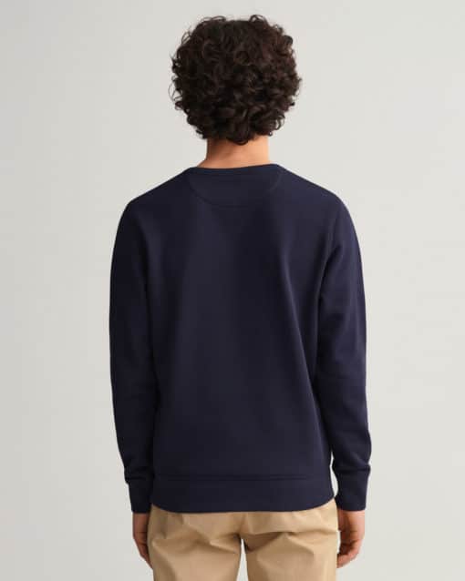 Gant Archive Shield C-Neck Evening Blue