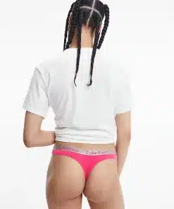 Calvin Klein 3-Pack Thong Radiant Cotton Pink Splendor/Briar Rose/Black