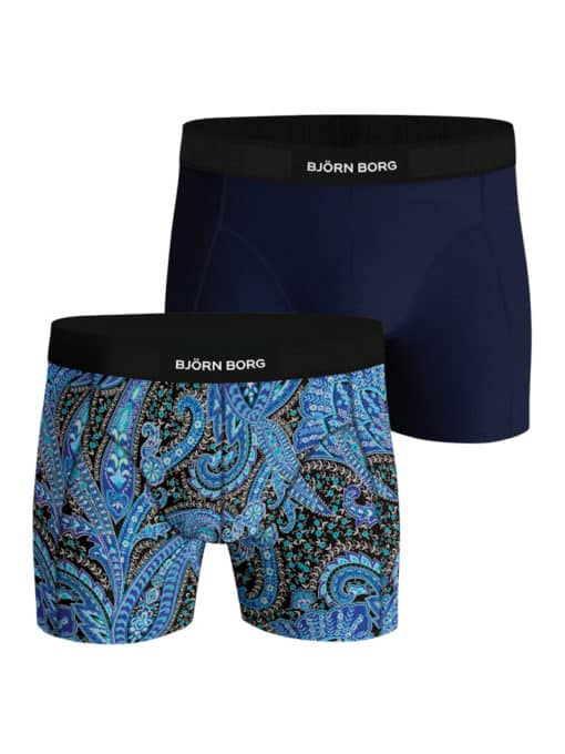 Björn Borg Premium Cotton Stretch Boxer 2-Pack Navy