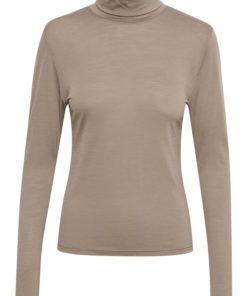 Gestuz Sividagz Wool Rollneck Walnut