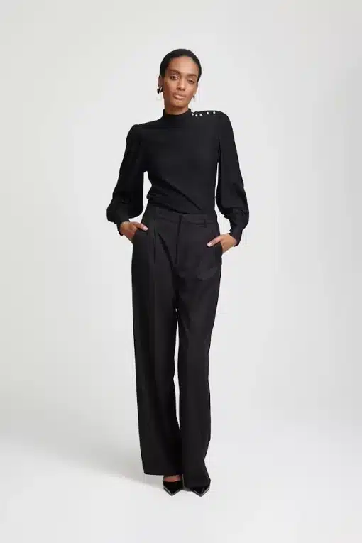 Gestuz Paulagz Wide Pants Black