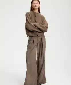 Gestuz Alphagz Short Cardigan Walnut