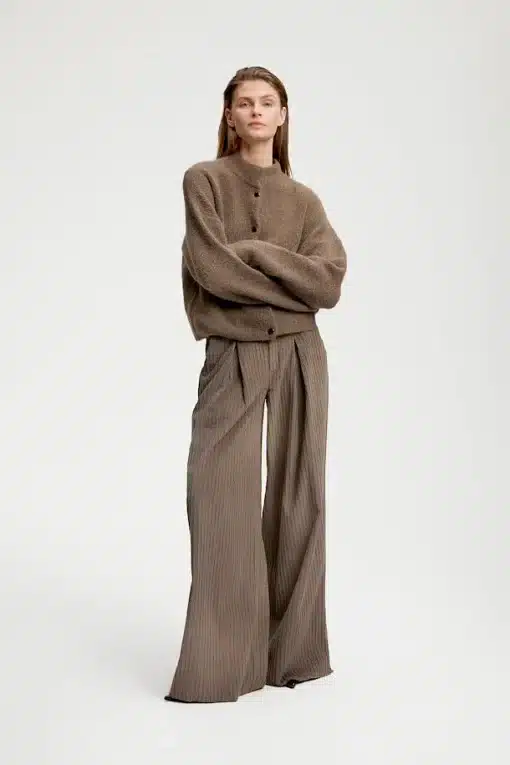 Gestuz Alphagz Short Cardigan Walnut