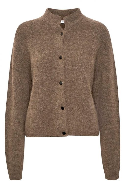 Gestuz Alphagz Short Cardigan Walnut
