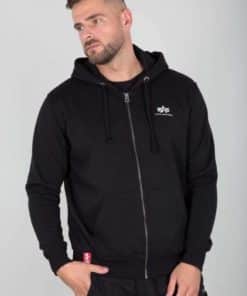 Alpha Industries Basic Zip Hoodie Black