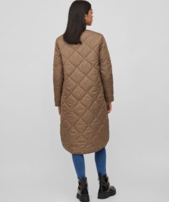Vila Manon Quilted Jacket Walnut