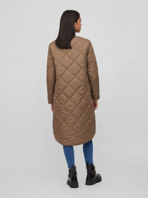Vila Manon Quilted Jacket Walnut