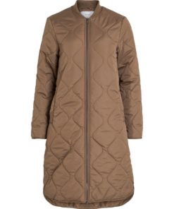 Vila Manon Quilted Jacket Walnut