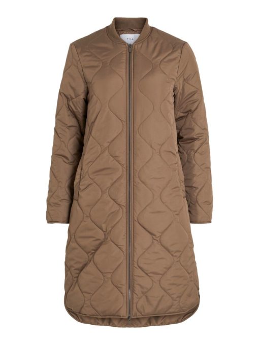Vila Manon Quilted Jacket Walnut