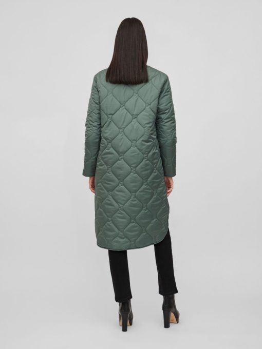 Vila Manon Quilted Jacket Duck Green