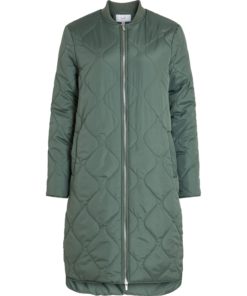 Vila Manon Quilted Jacket Duck Green