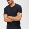 Selected Homme New Pima O-Neck Black