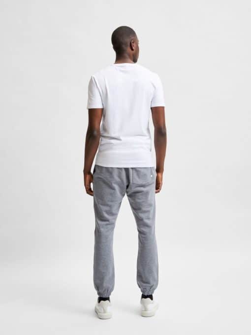 Selected Homme New Pima O-Neck Bright White