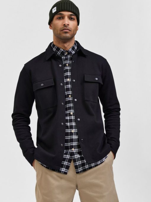Selected Homme Jackie sweat Jacket Black