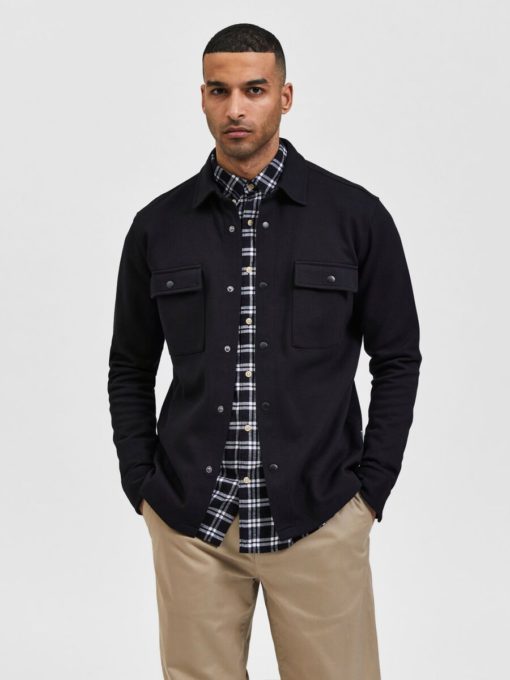 Selected Homme Jackie sweat Jacket Black
