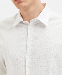 Selected Homme Ethan Aop Shirt Cloud Dancer