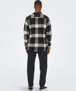 Only & Sons Gudmund Check Shirt Blue