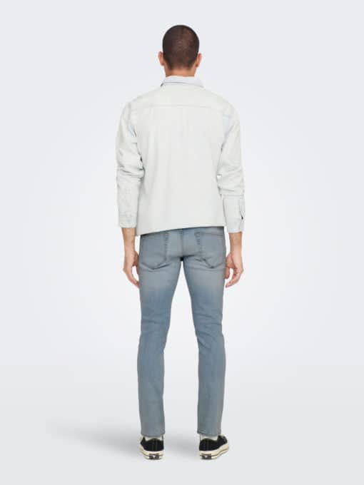 Only & Sons Loom Slim Fit Jeans Light Blue Denim