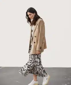 Part Two Veneda Skirt Zebra Print
