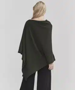 Holebrook Sofie Poncho Bottle Green