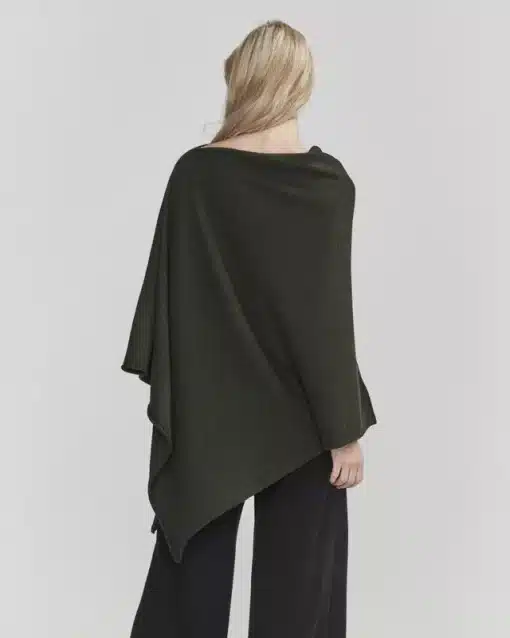 Holebrook Sofie Poncho Bottle Green