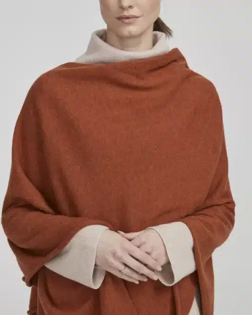 Holebrook Sofie Poncho Cinnamon