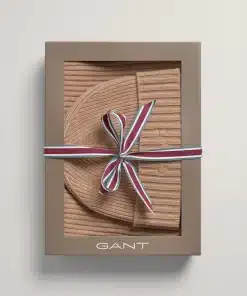 Gant Woman Scarf & Beanie Gift Box Dark Khaki